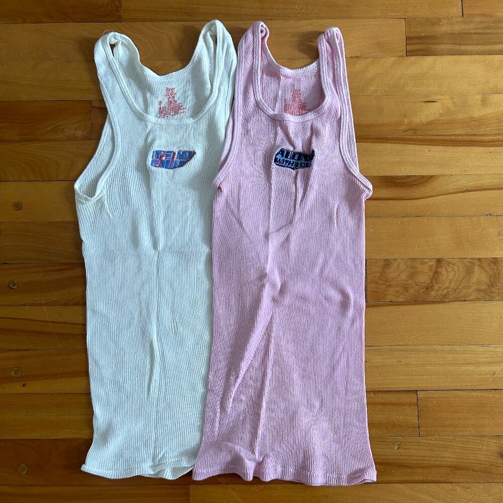 Hanes set of 2 undershirts/tank tops